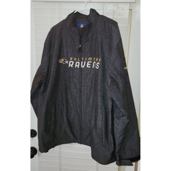 Baltimore Ravens NFL Reebok On Field Mens XL Full Zip Jacket preowned - Picture 2 of 16
